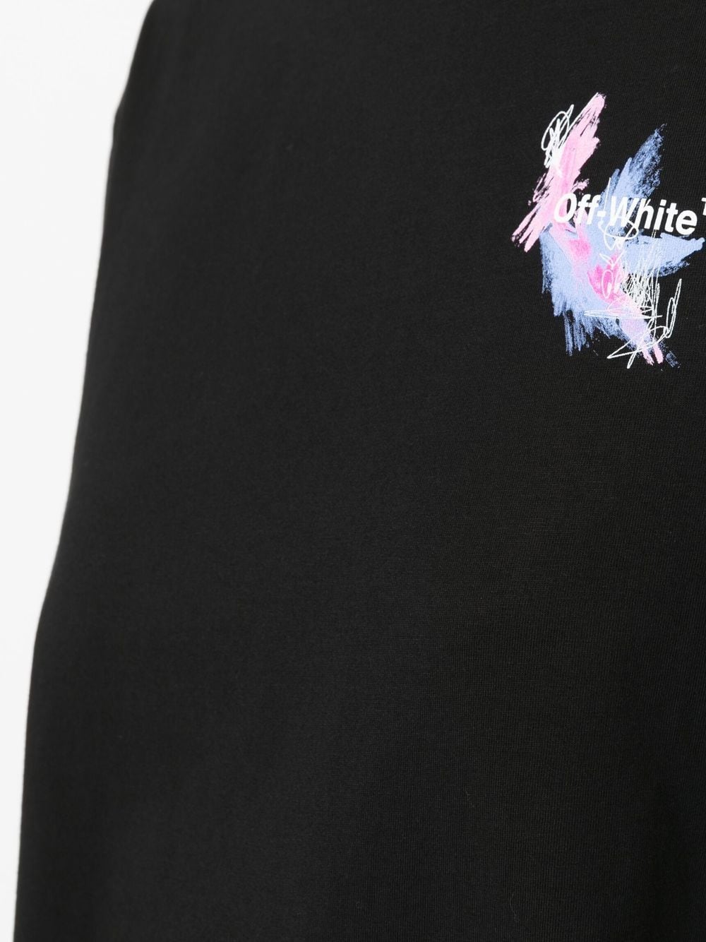 OFF-WHITE WOMEN Hotch Potch Arrow Casual T-Shirt Black - MAISONDEFASHION.COM