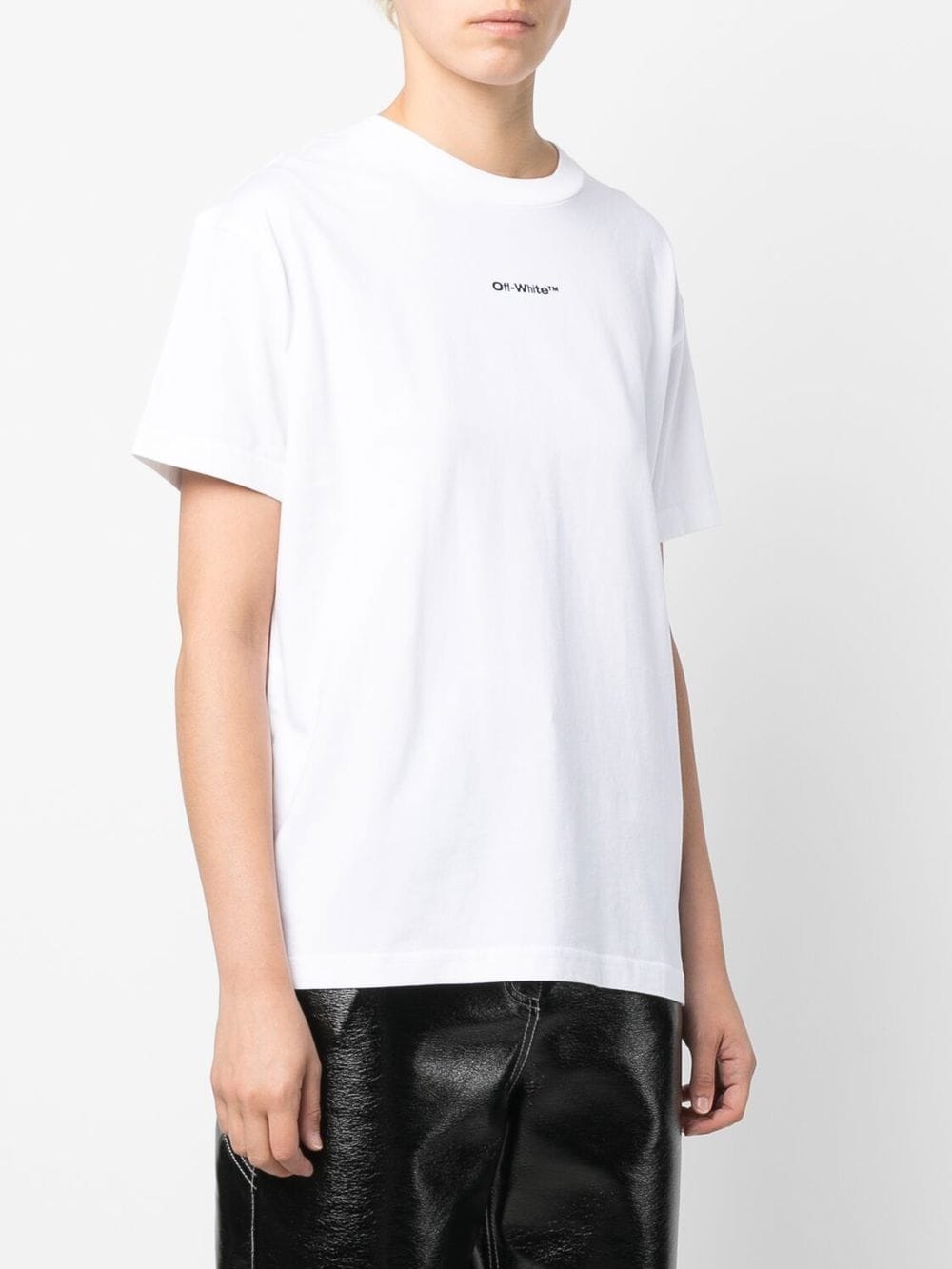 OFF-WHITE WOMEN Tie Dye Arrow Casual T-Shirt White - MAISONDEFASHION.COM