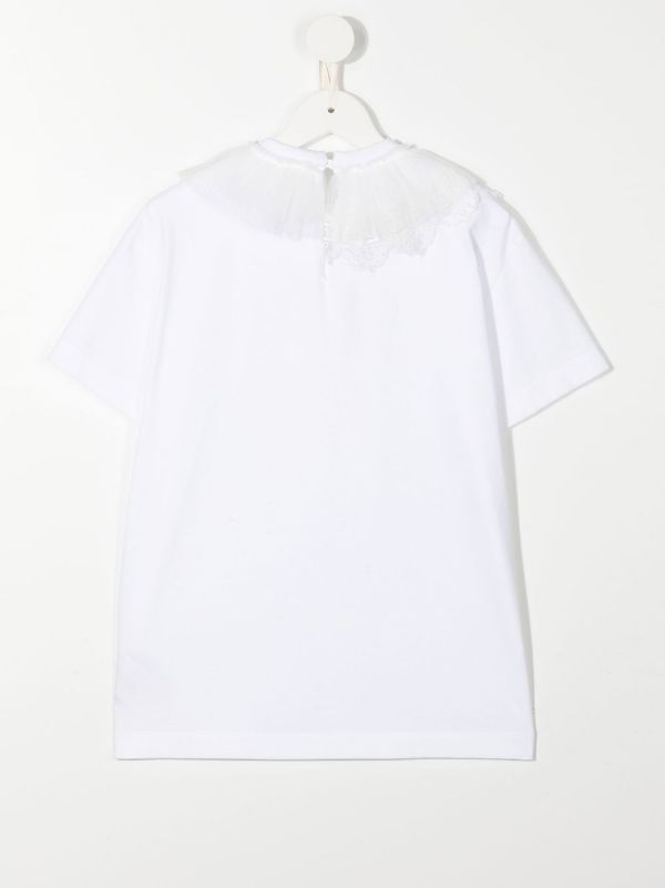 FENDI KIDS T-shirt Dress White - MAISONDEFASHION.COM