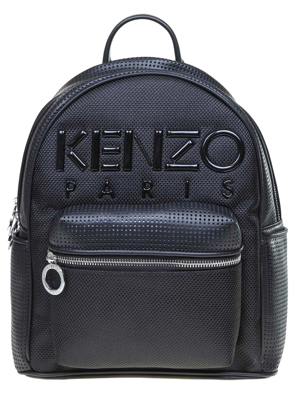 KENZO Leather Backpack Black - MAISONDEFASHION.COM