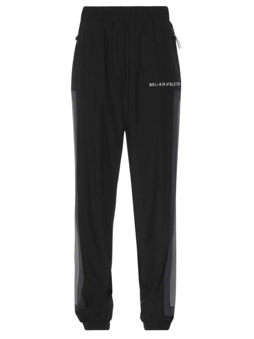 BEL-AIR ATHLETICS Colour block Track Pants black - MAISONDEFASHION.COM