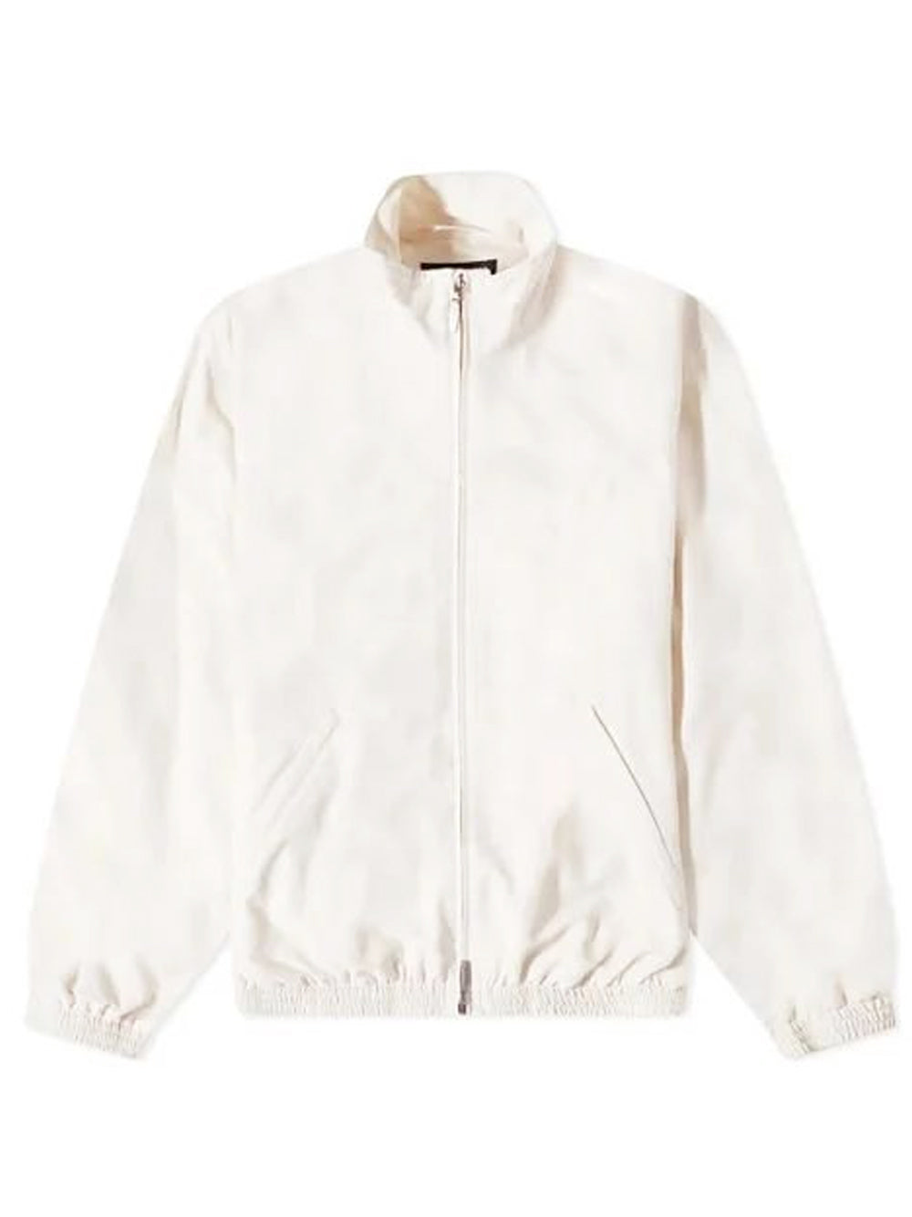 BALENCIAGA Zip Up Windbreaker Jacket White - MAISONDEFASHION.COM