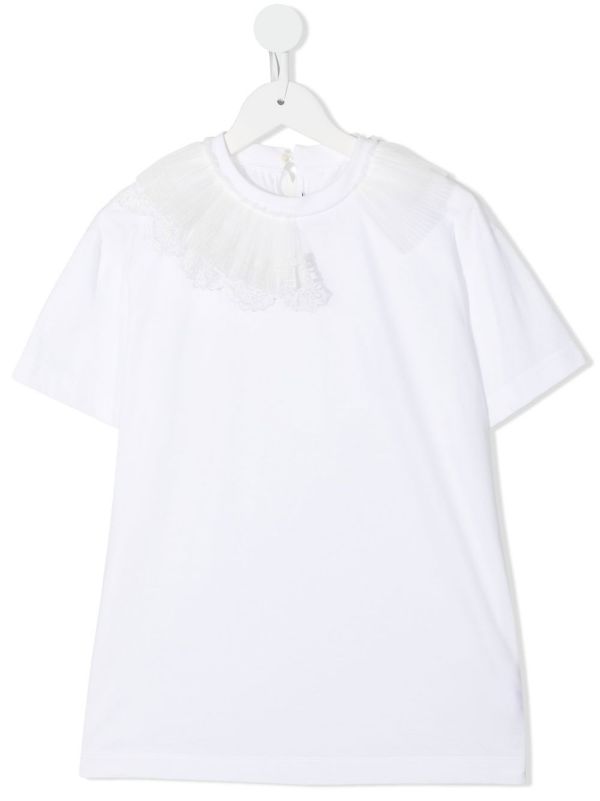 FENDI KIDS T-shirt Dress White - MAISONDEFASHION.COM